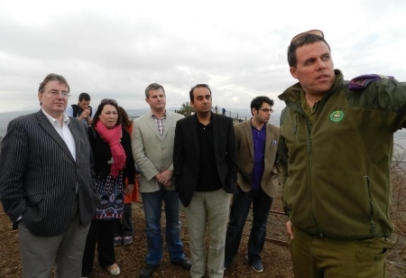IDF security briefing at Lebanon border