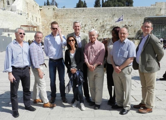CFI Delegation at the Western Wall, Jerusalem