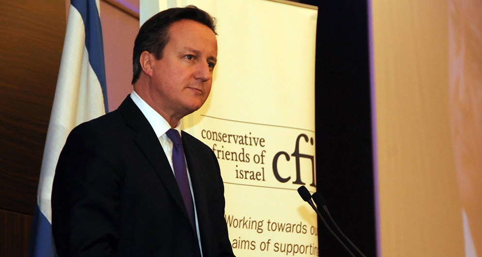 Prime Minister David Cameron addresses CFI Annual Business Lunch